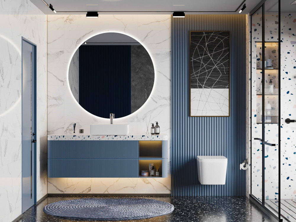 Унитаз Abber Rechteck AC1201T подвесной белый, безободковый, смыв торнадо