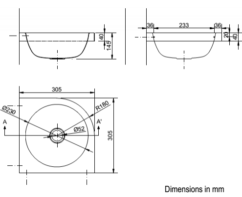 Раковина угловая Nofer 13037.B