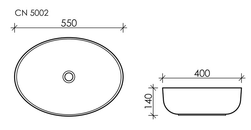 Раковина Ceramica Nova Element CN5002