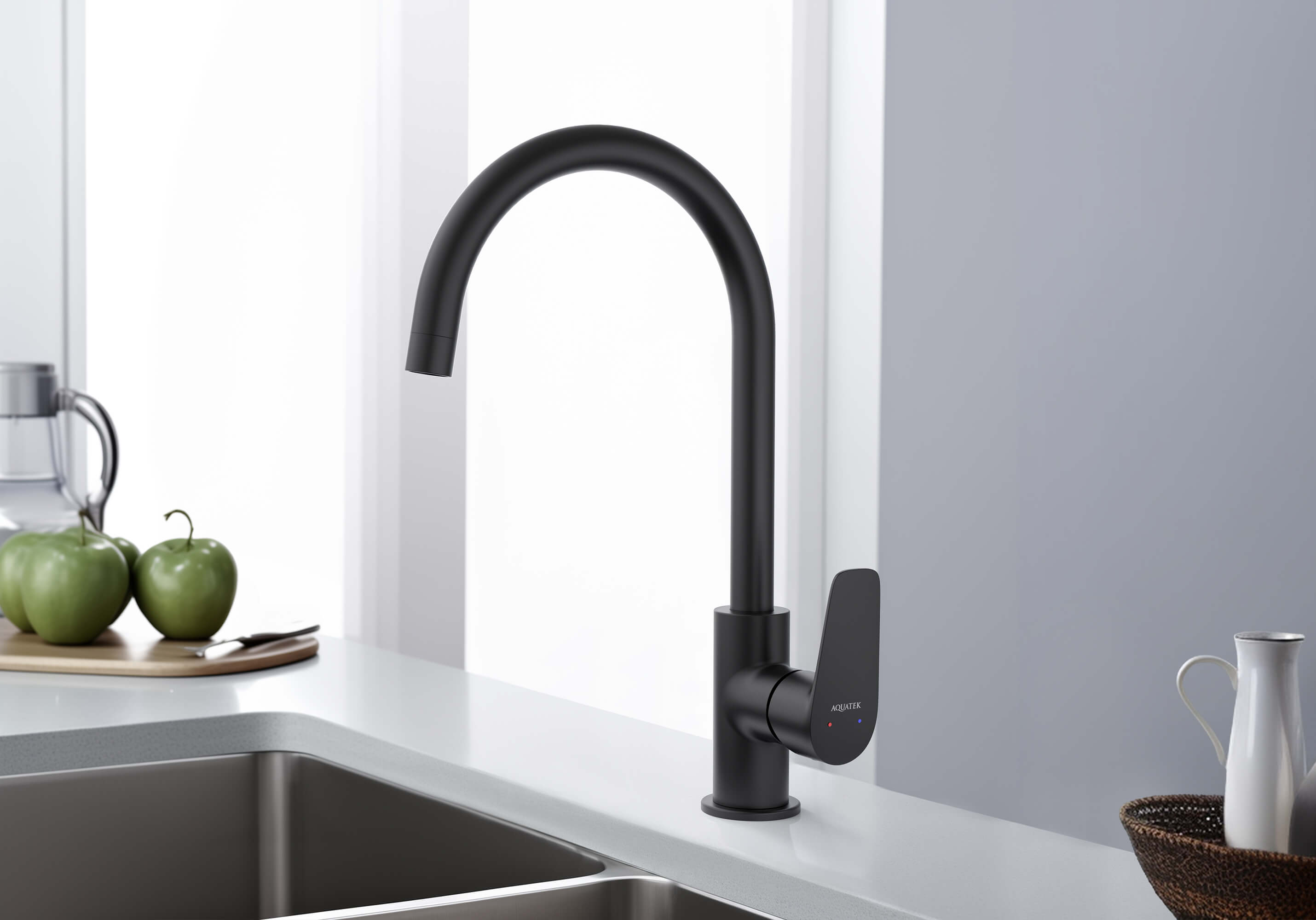 Смеситель Aquatek Бетта AQ1182MB для кухни