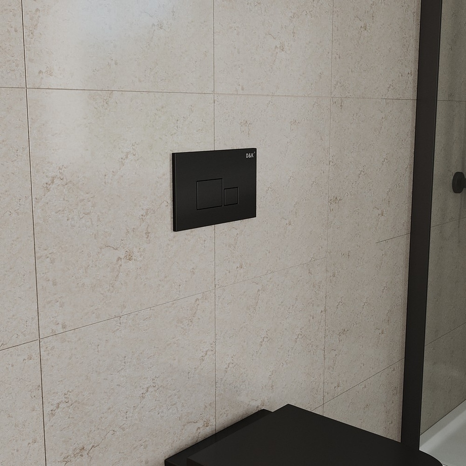 Унитаз подвесной с инсталляцией, сиденьем и клавишей смыва D&K Berlin DS1432502