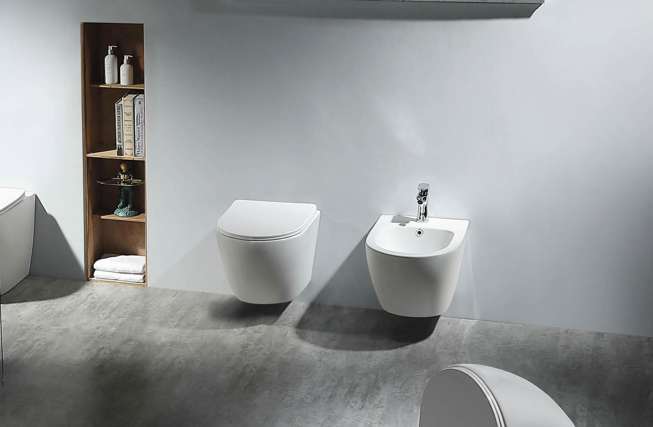 Подвесное биде Aquatek Европа AQ1016-MW белый матовый