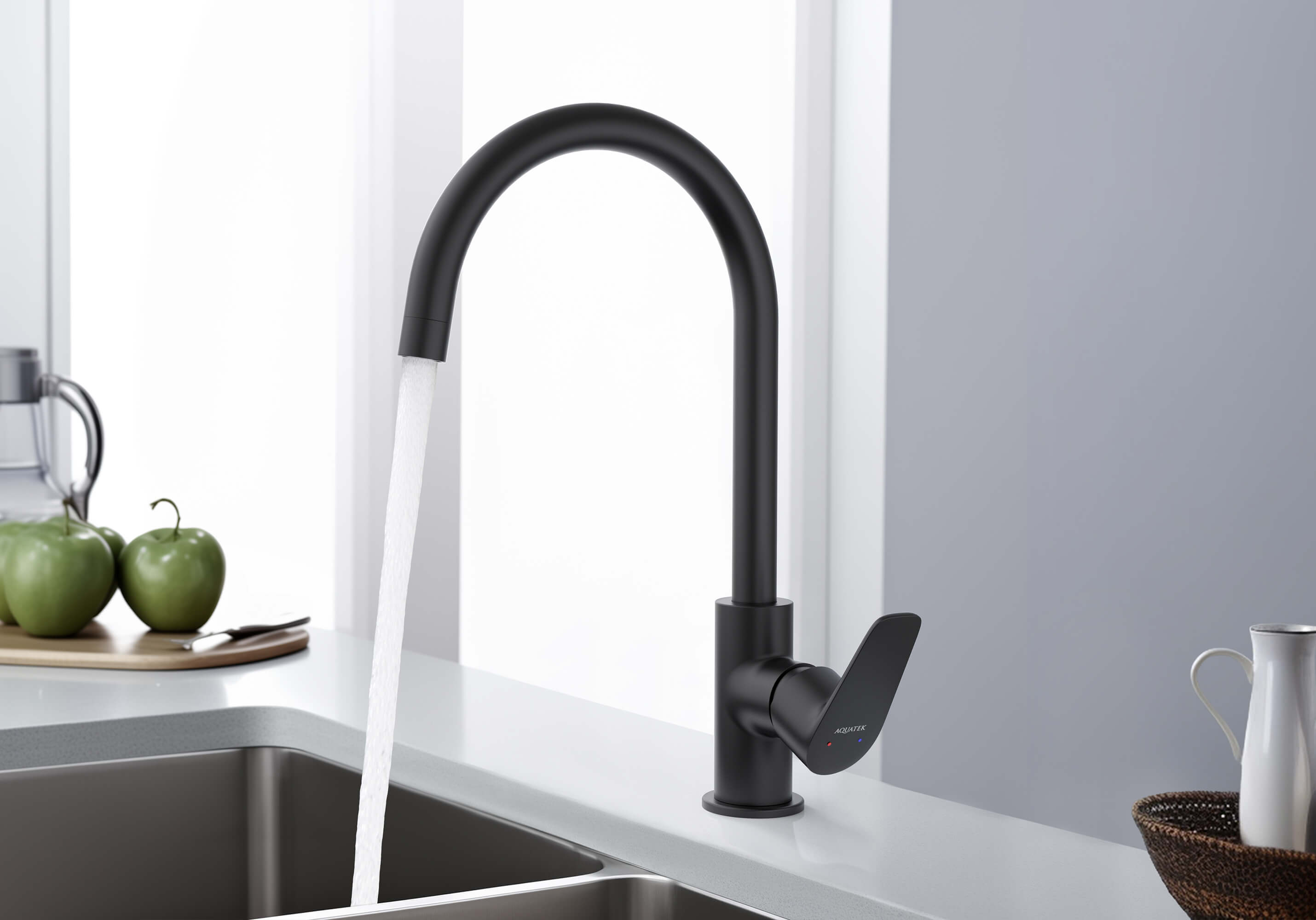 Смеситель Aquatek Бетта AQ1182MB для кухни