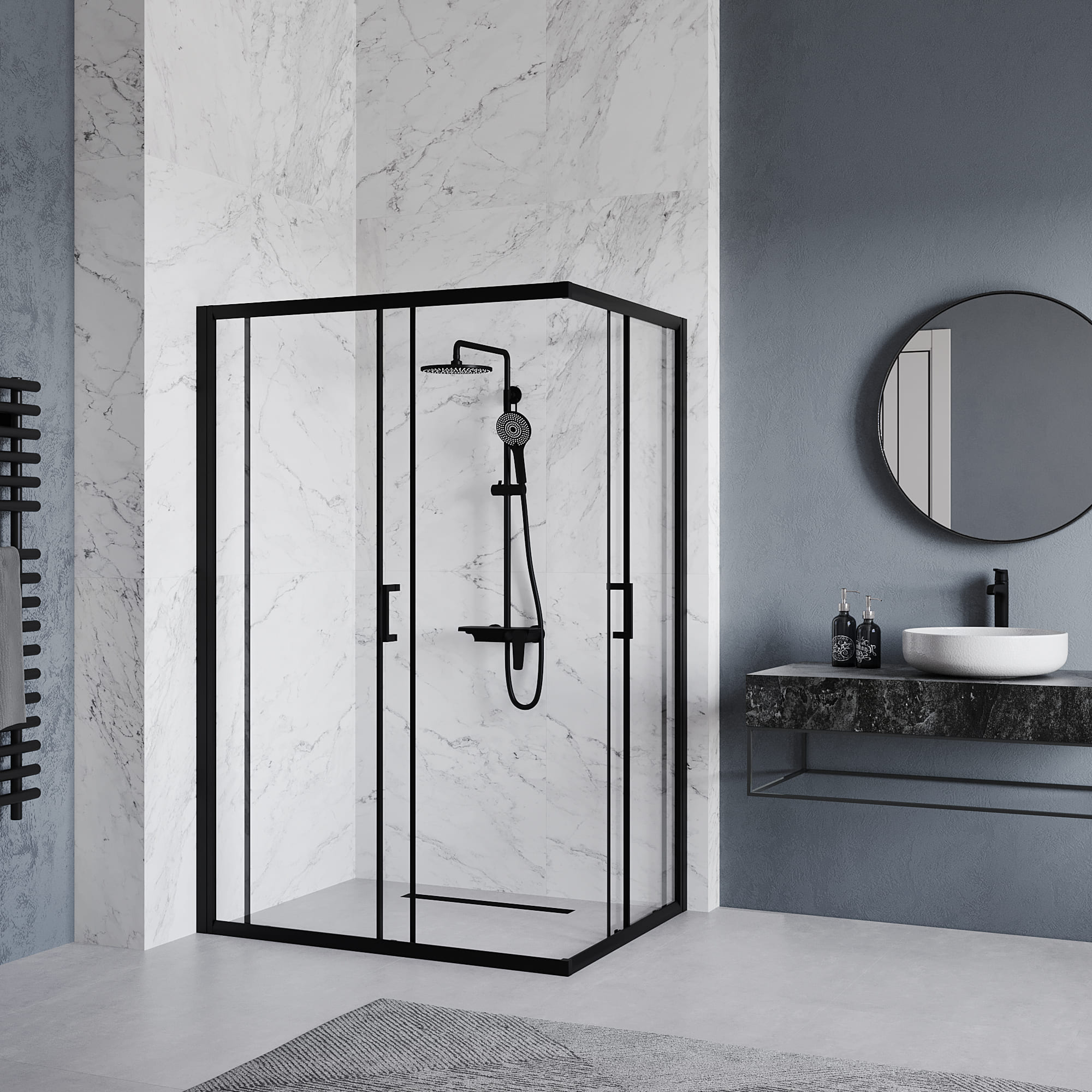 Душевой уголок RGW PA-39B 80х100