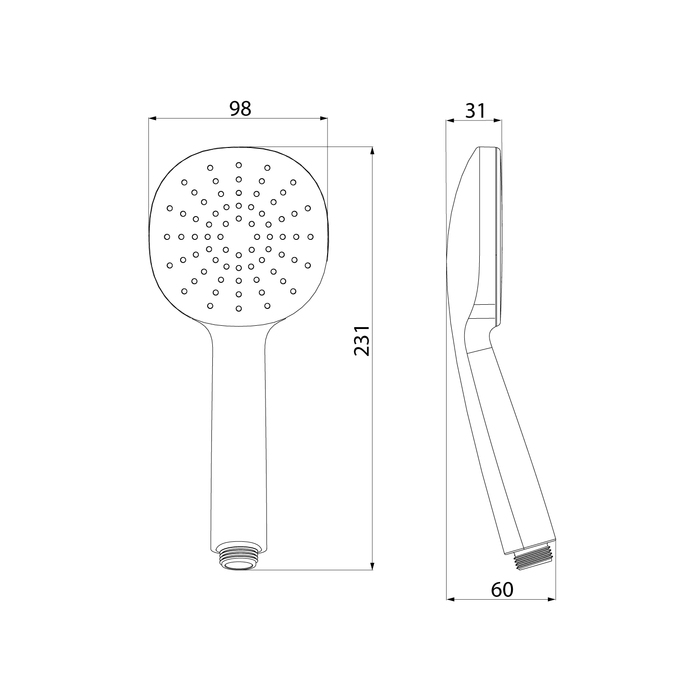 Лейка для душа Iddis Optima Home OPH1FG9i18