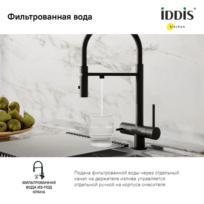 Смеситель для кухни Iddis Ace ACEBLFFi05