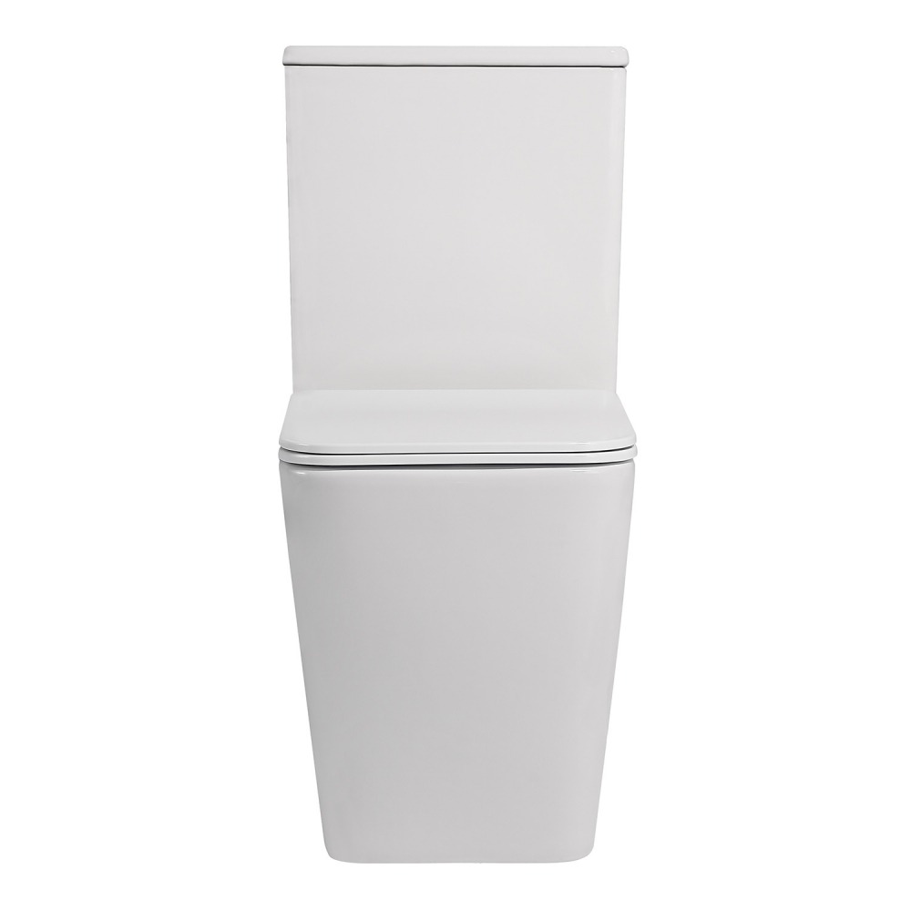 Унитаз Abber Rechteck AC1210 компакт белый, безободковый