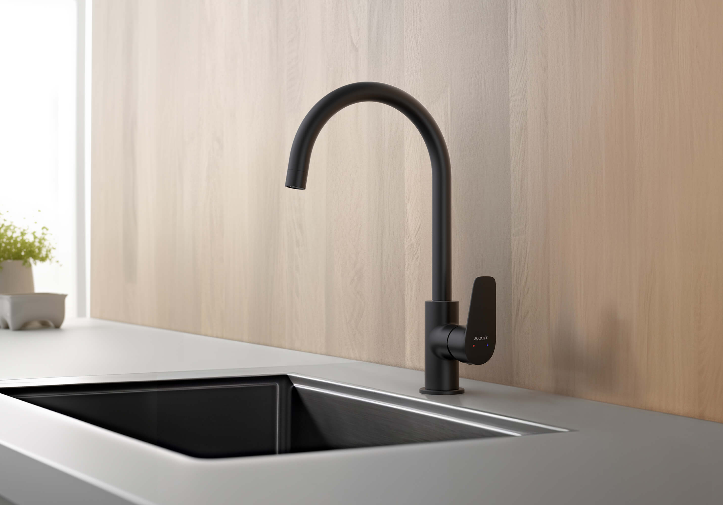 Смеситель Aquatek Бетта AQ1182MB для кухни