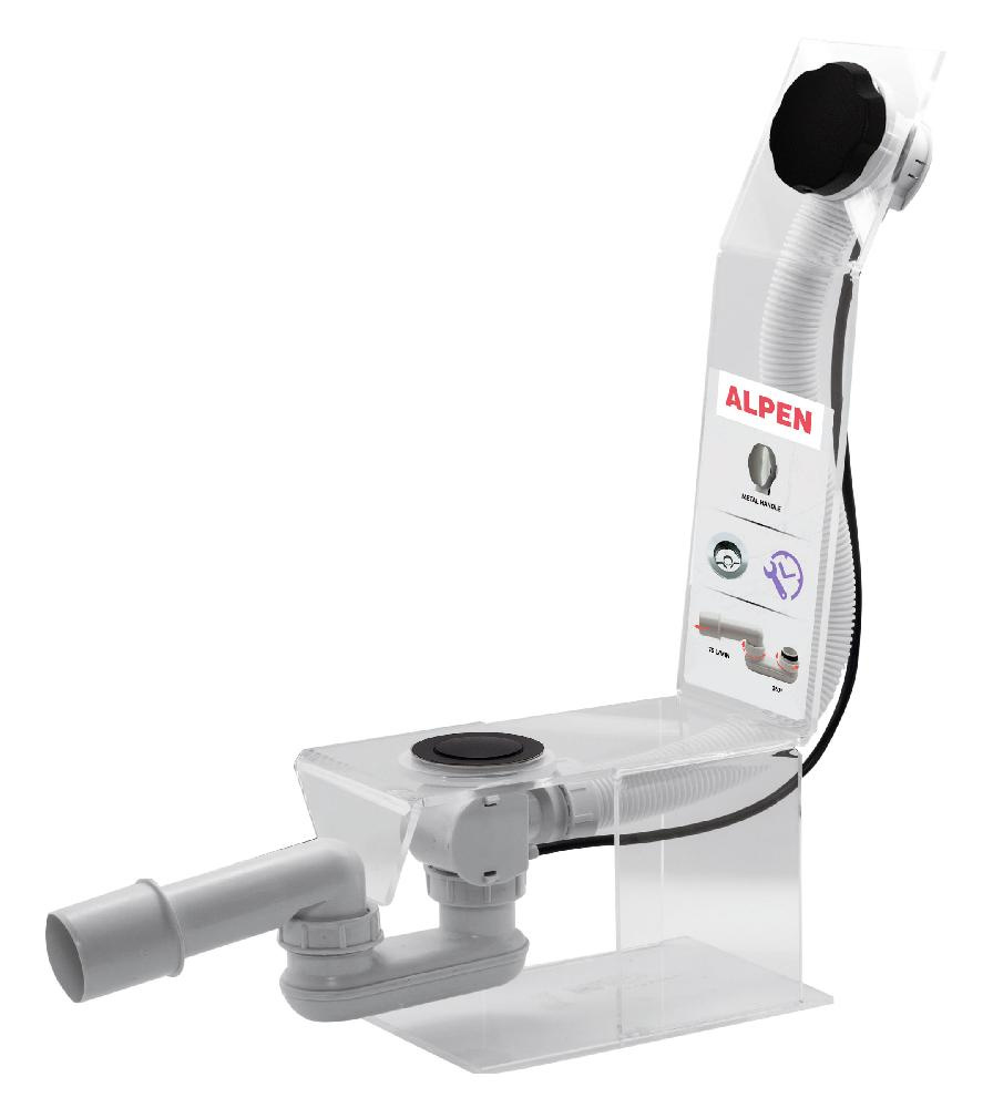 Сифон для ванны ALPEN ALP55-RU80BLACK