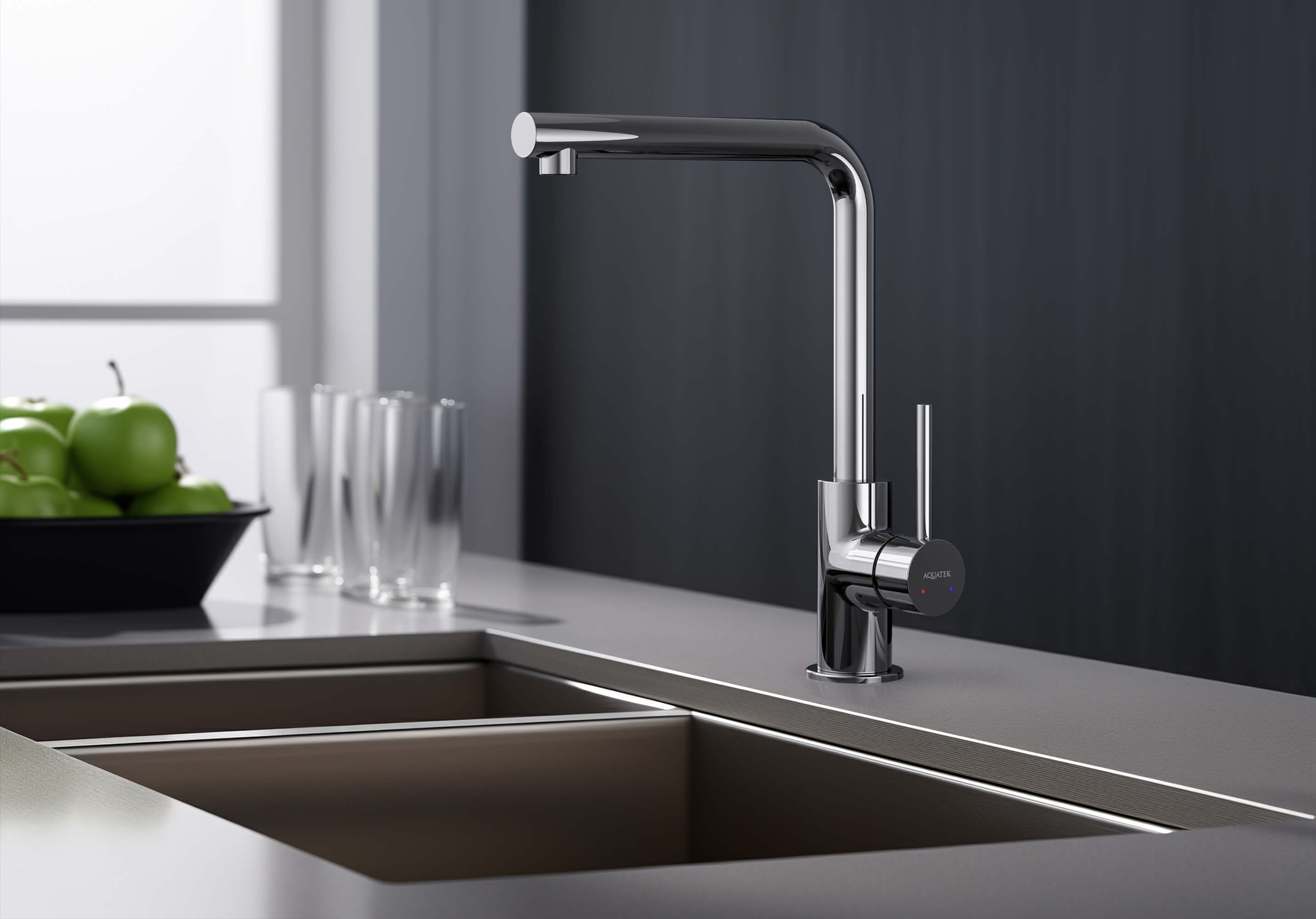 Смеситель Aquatek Европа AQ1380CR для кухни