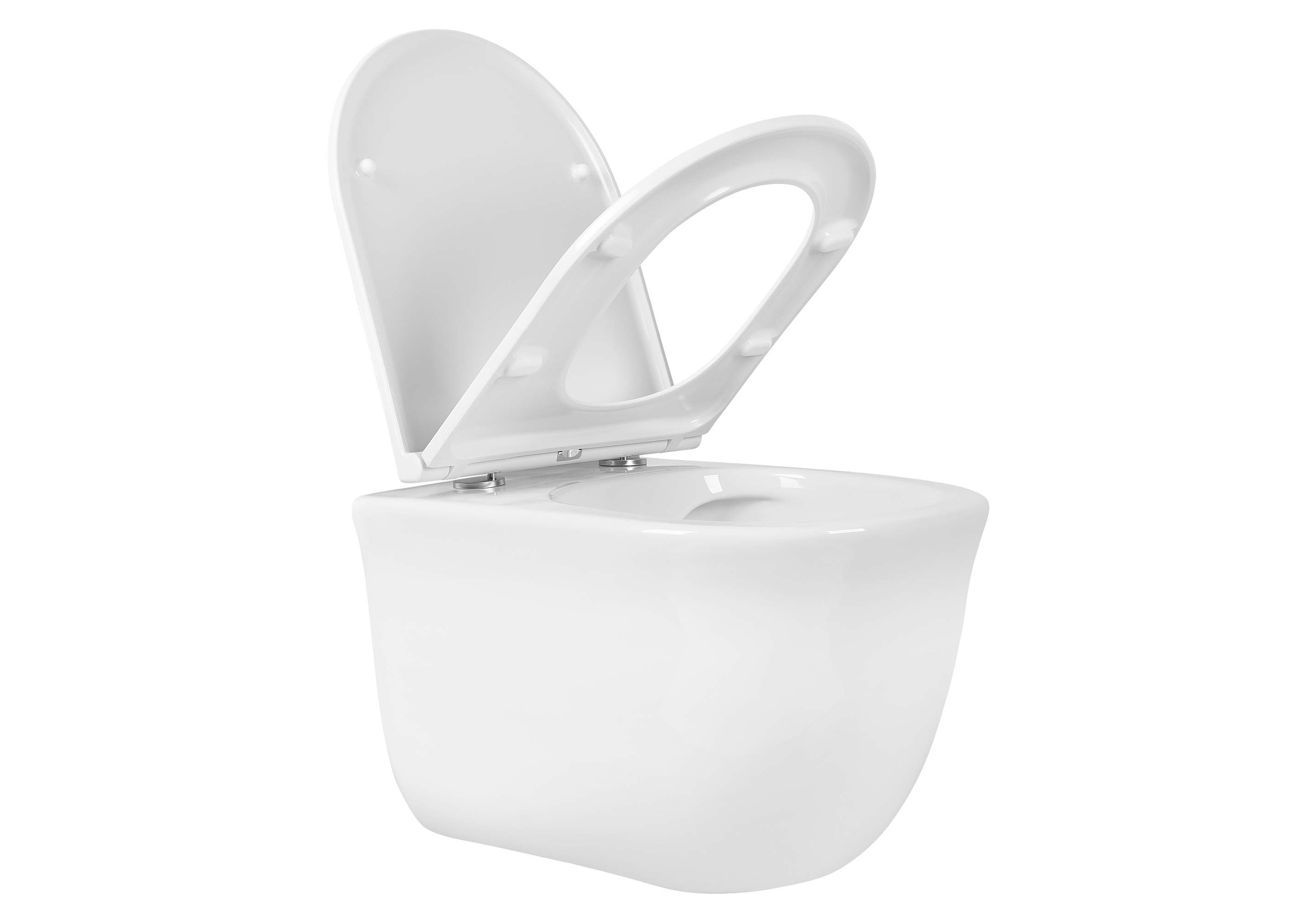 Унитаз подвесной безободковый Aquatek Классик AQ1112-00 с сиденьем Soft Close