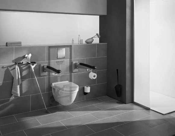 Система инсталляции для унитазов Grohe Rapid SL 38775001 4 в 1 с кнопкой смыва
