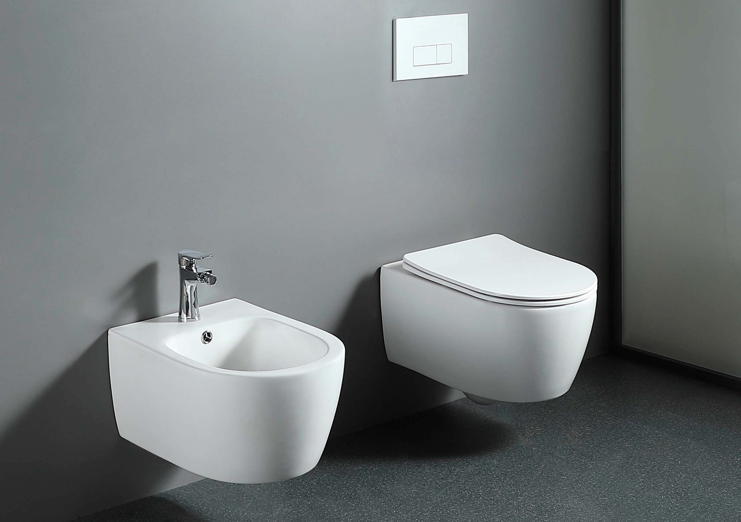 Унитаз подвесной безободковый Aquatek Европа AQ1106-00 с сиденьем Soft Close