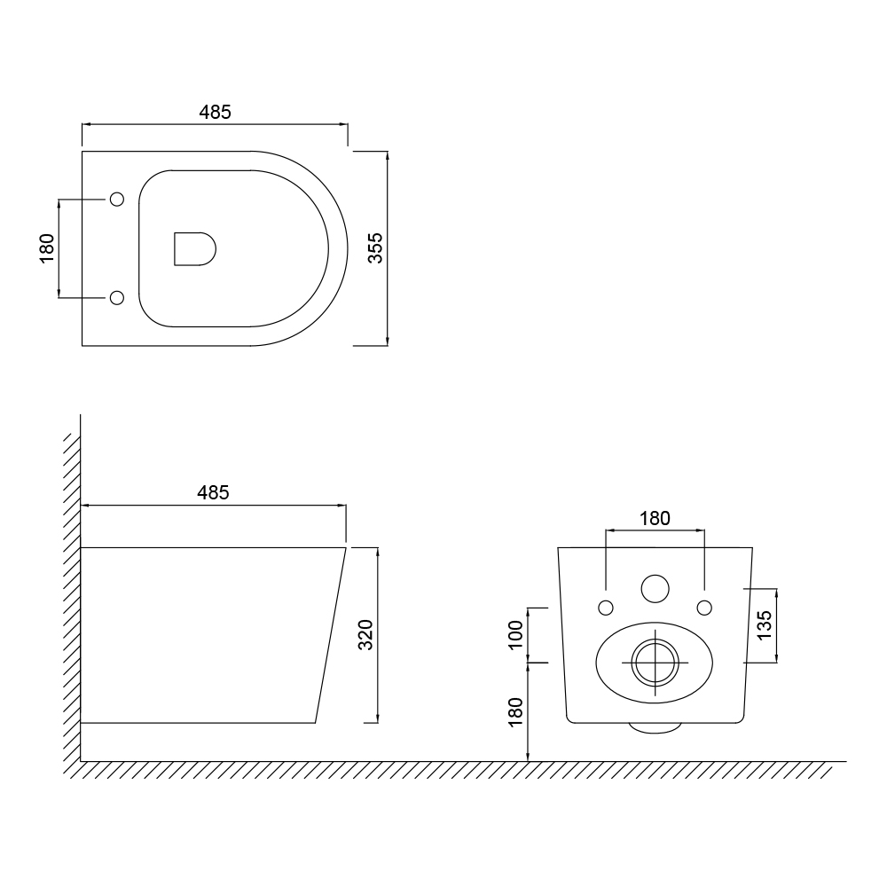 Унитаз подвесной Olive's SIERRA TR30116DP