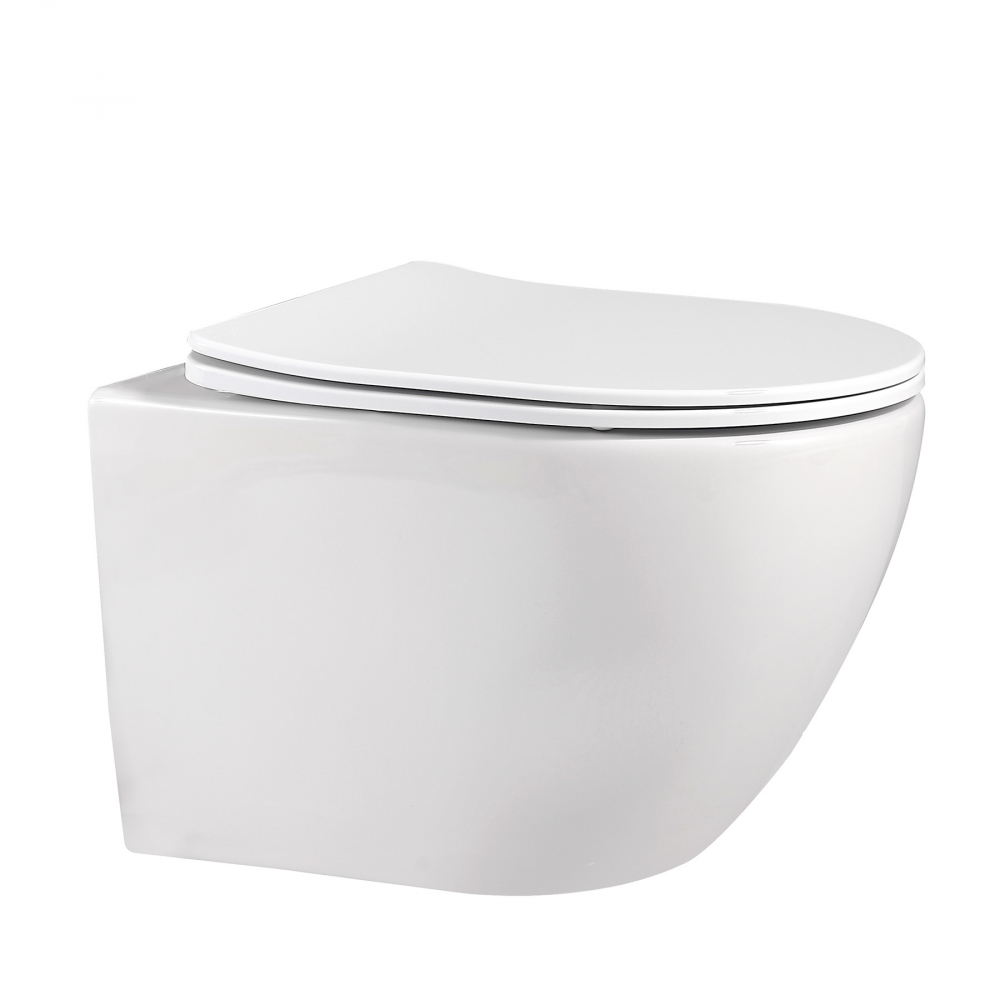 Унитаз Abber Bequem AC1100 подвесной белый, безободковый