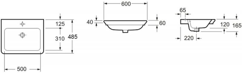 Встраиваемая раковина Lavinia Boho Bathroom Sink 33312009