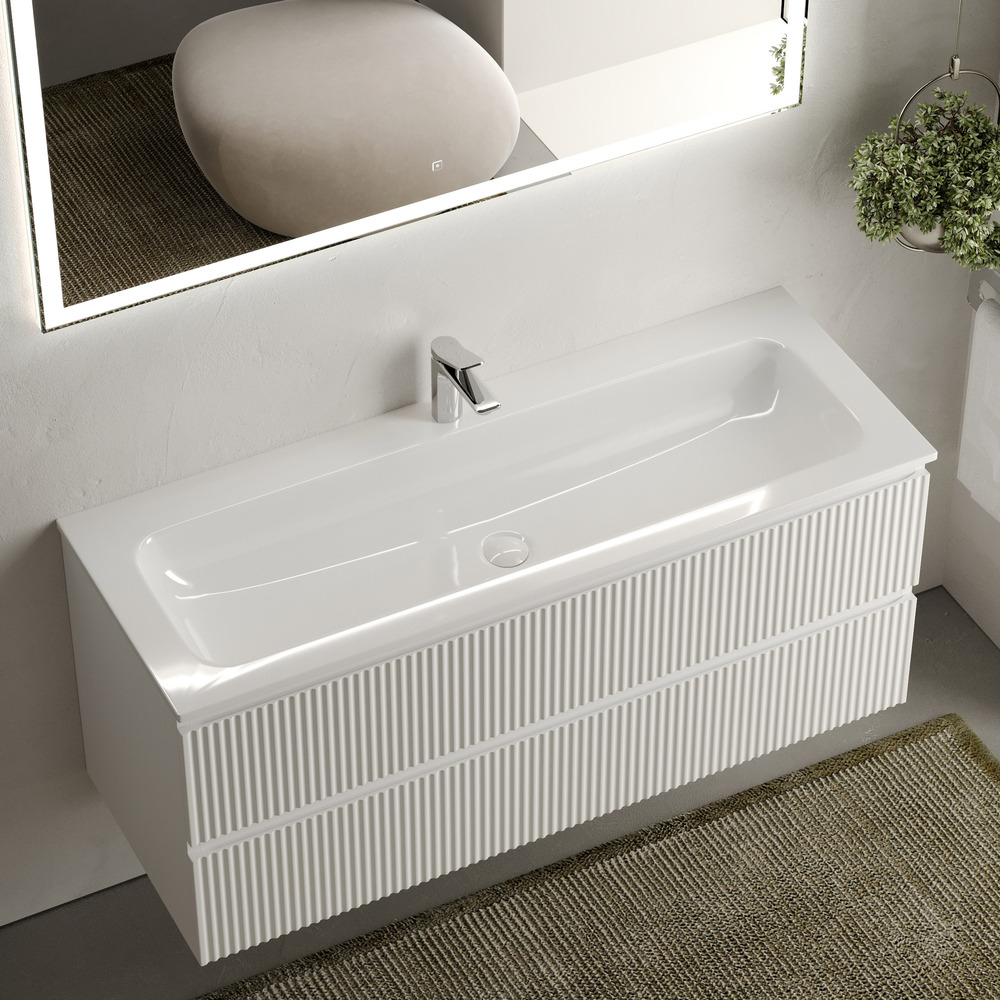 Тумба под раковину Sancos Snob R 120 см, Bianco