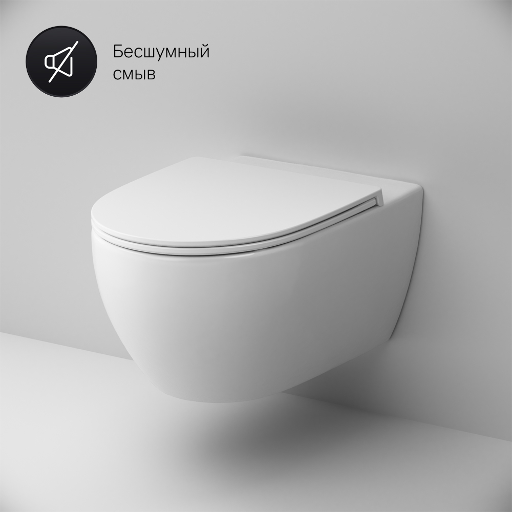 Унитаз подвесной AM.PM Awe FlashClean с сиденьем микролифт