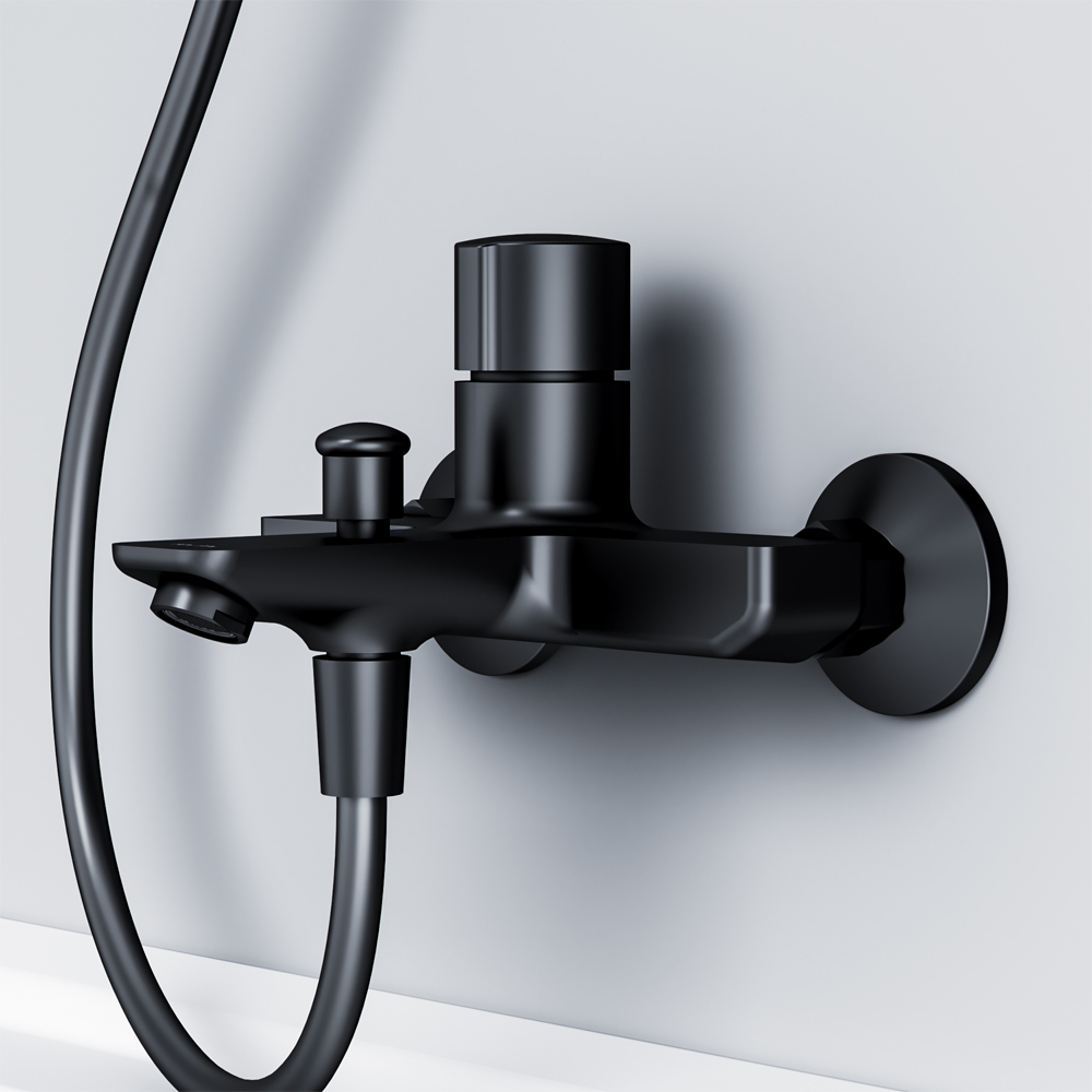 Смеситель для ванны и душа AM.PM X-Joy F85A10522 нажимной TouchReel