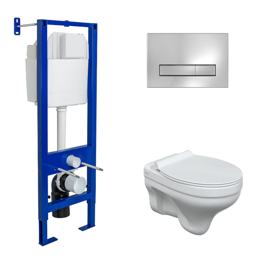 Система инсталляции с унитазом Berges ATOM Line 410 Albit S 042443