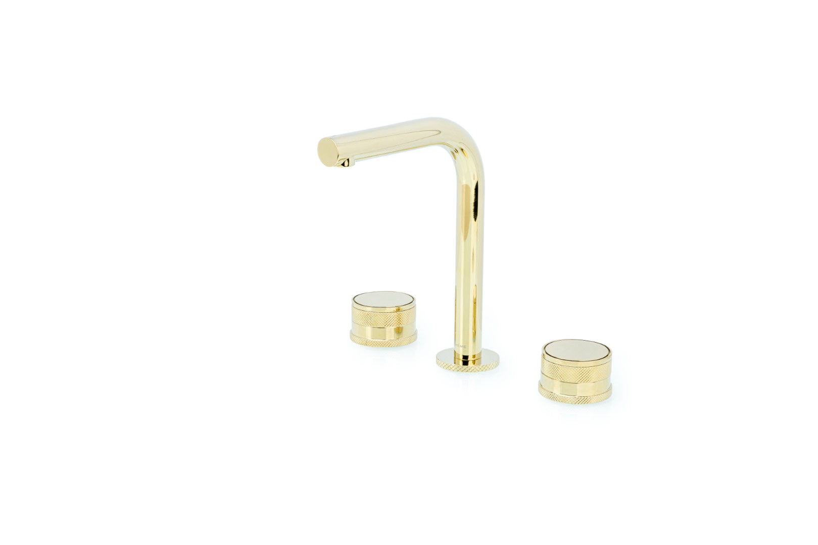 Смеситель на столешницу Boheme PRESTIGE на 3 отв. GOLD 152-G-PR