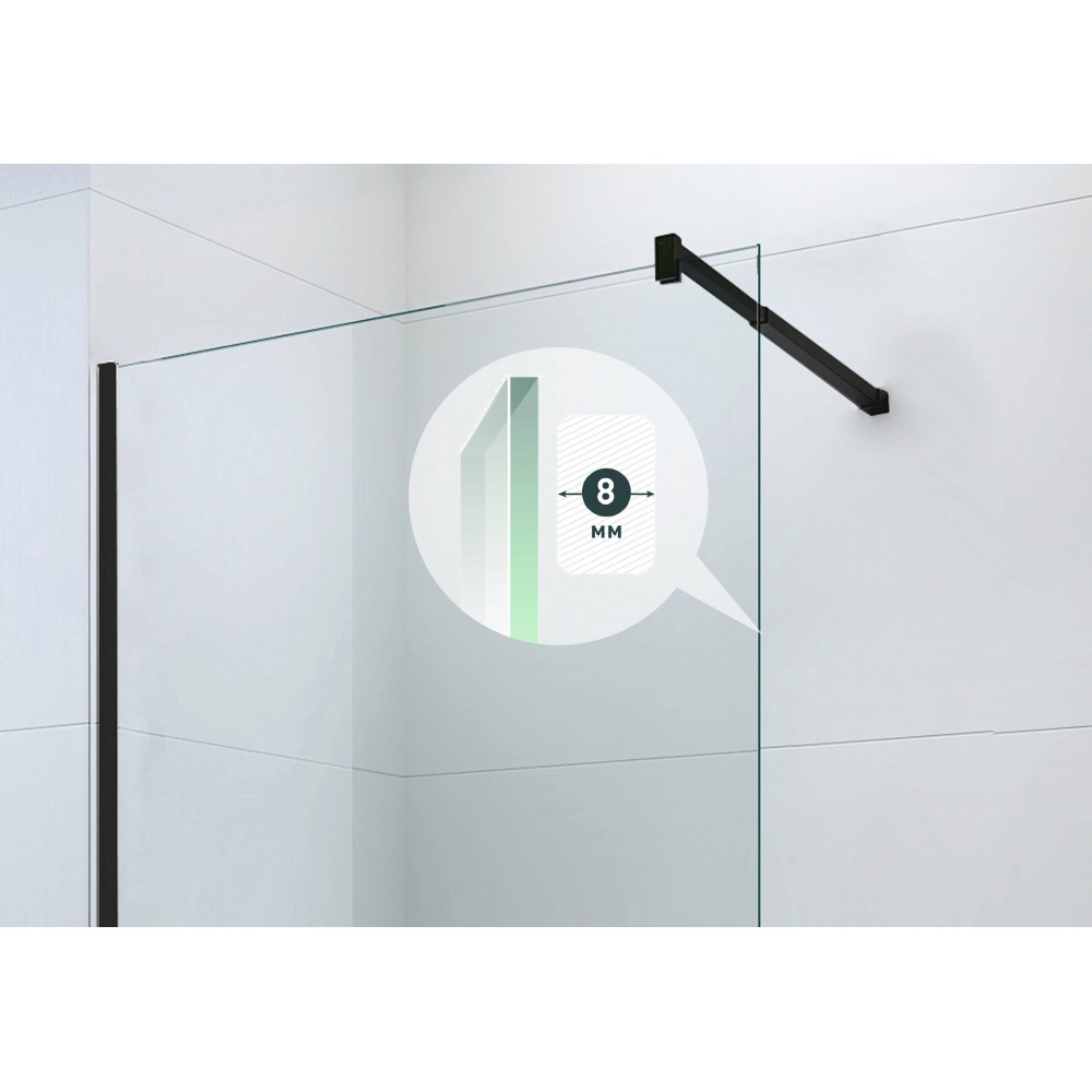 Душевая стенка Berges Sky Black 064009 90х200