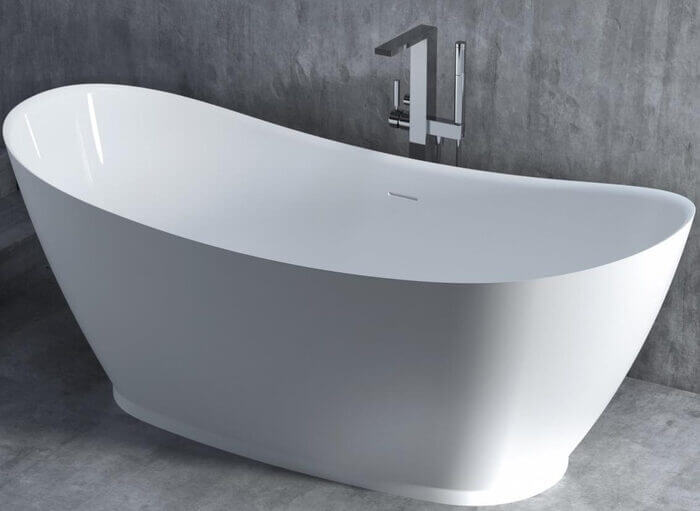 Ванна из искусственного камня Salini Noemi 185x80 глянцевая