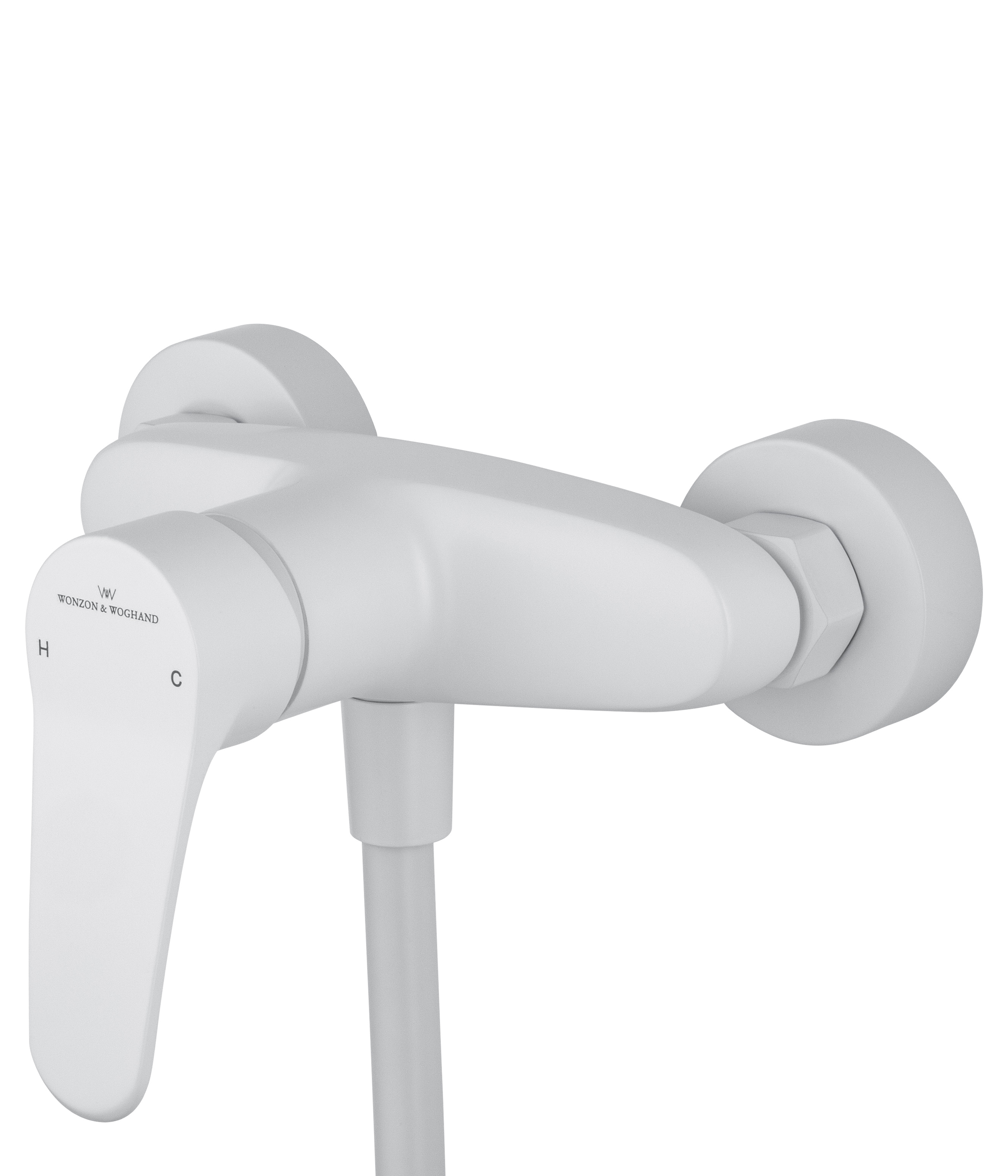 Смеситель для душа WONZON & WOGHAND ALFA, Белый матовый WW-AE3102-MW