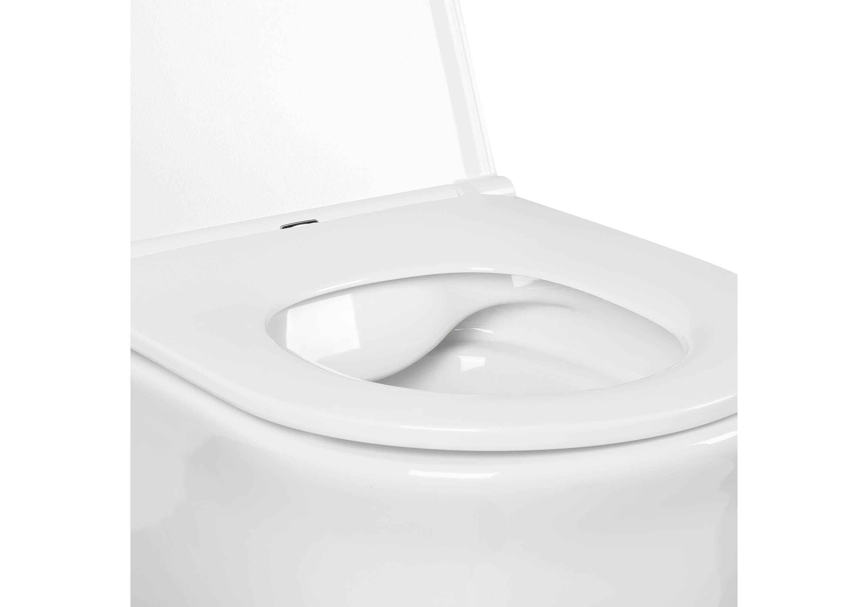 Унитаз подвесной безободковый Aquatek Классик AQ1112-00 с сиденьем Soft Close