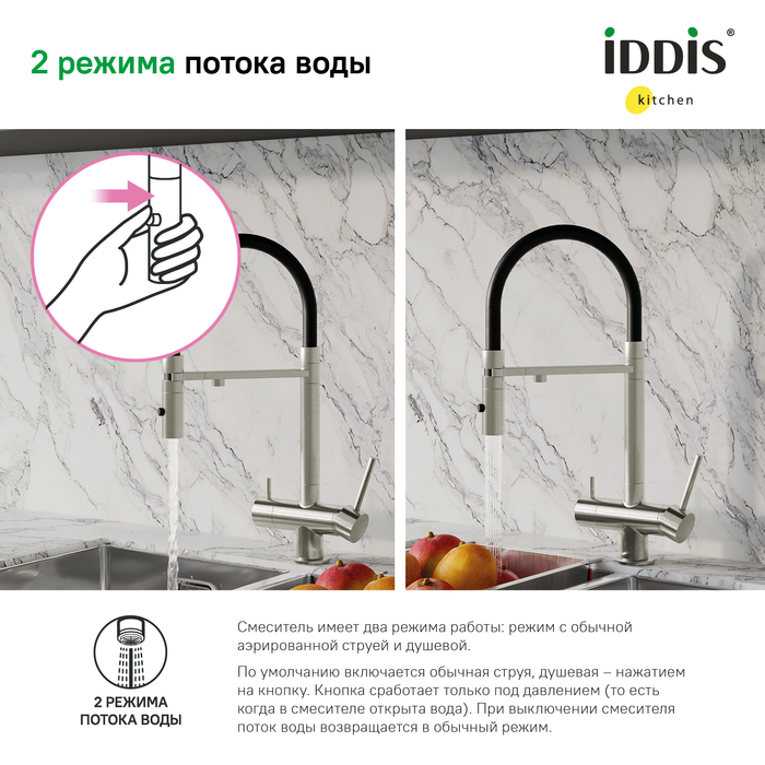 Смеситель для кухни Iddis Ace ACEBNFFi05
