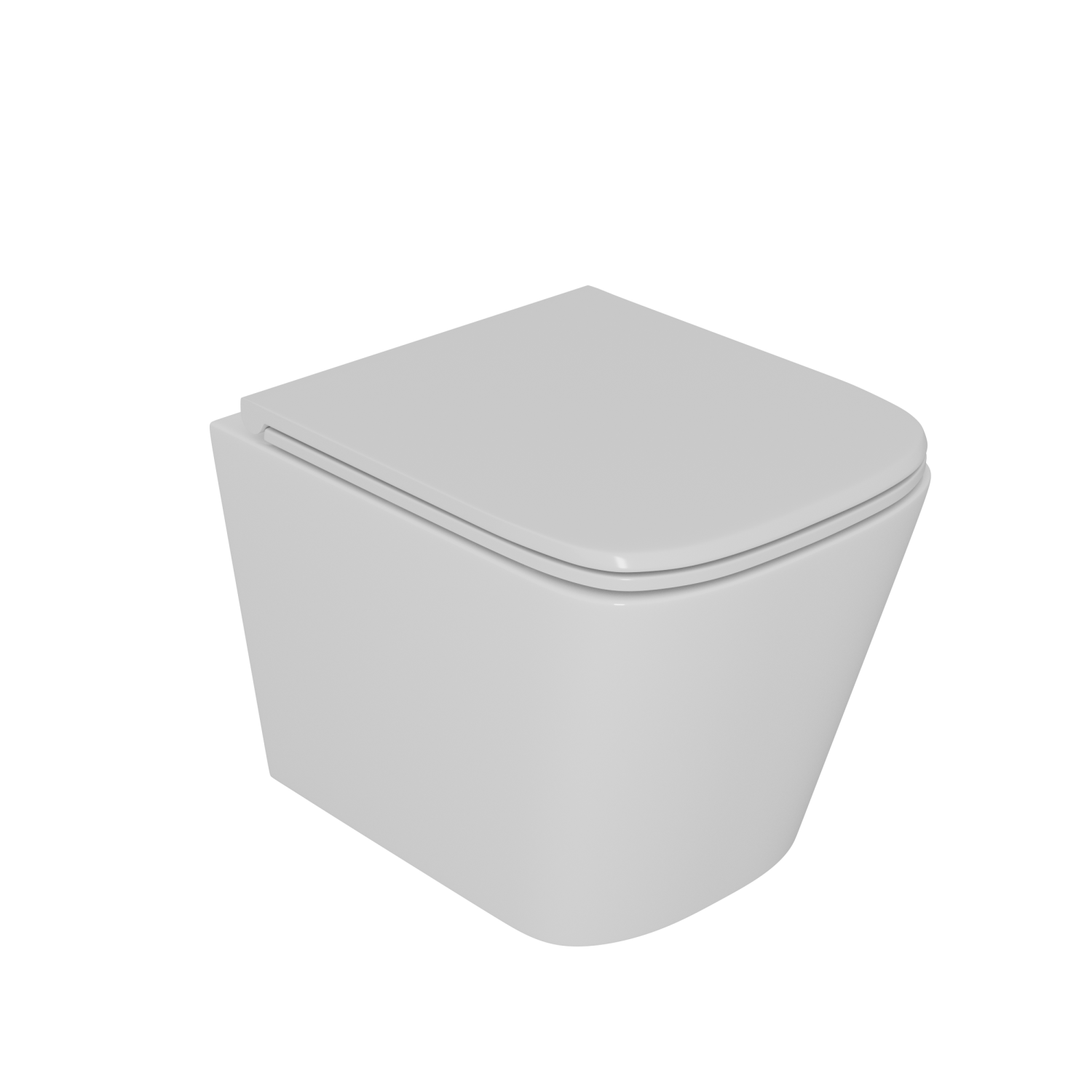 Унитаз подвесной D&K Berlin DT1436516 безободковый (торнадо), белый