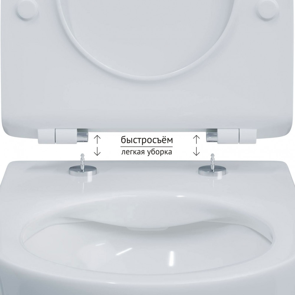 Унитаз подвесной Berges PUMA Rimless 082131 безободковый, белый