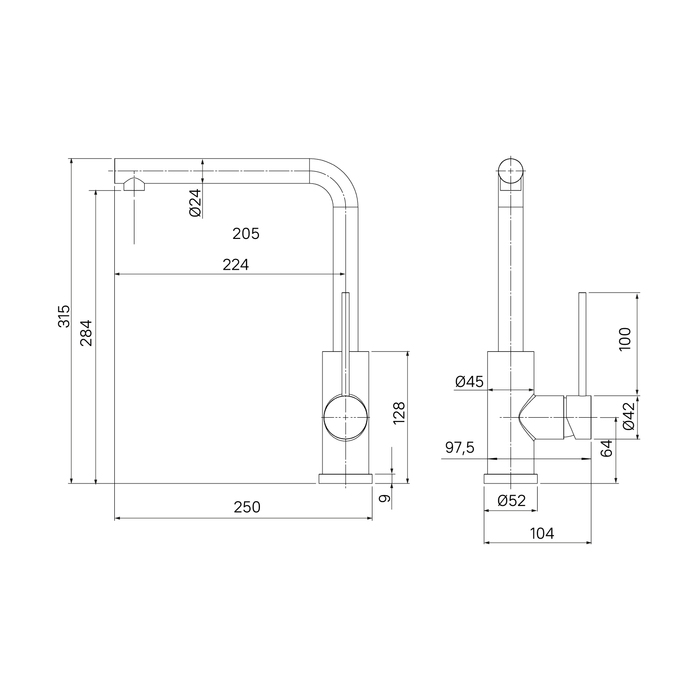 Смеситель для кухни Iddis Rule RULSTL0i05