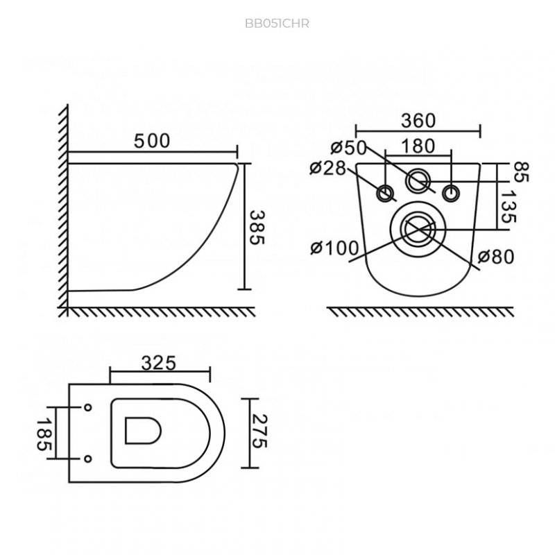 Унитаз подвесной BelBagno Amanda