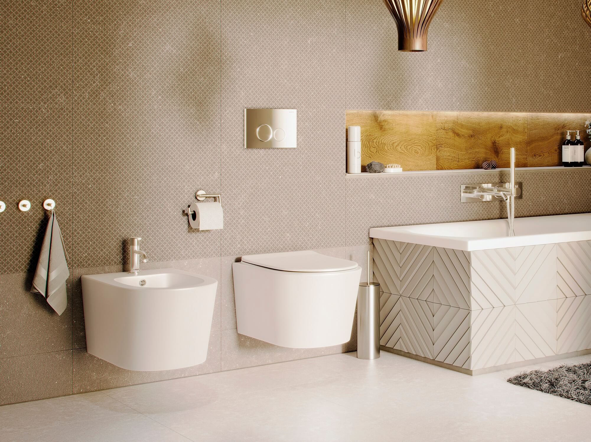 Унитаз подвесной безободковый Aquatek Бетта AQ1253W-00 с сиденьем Soft Close