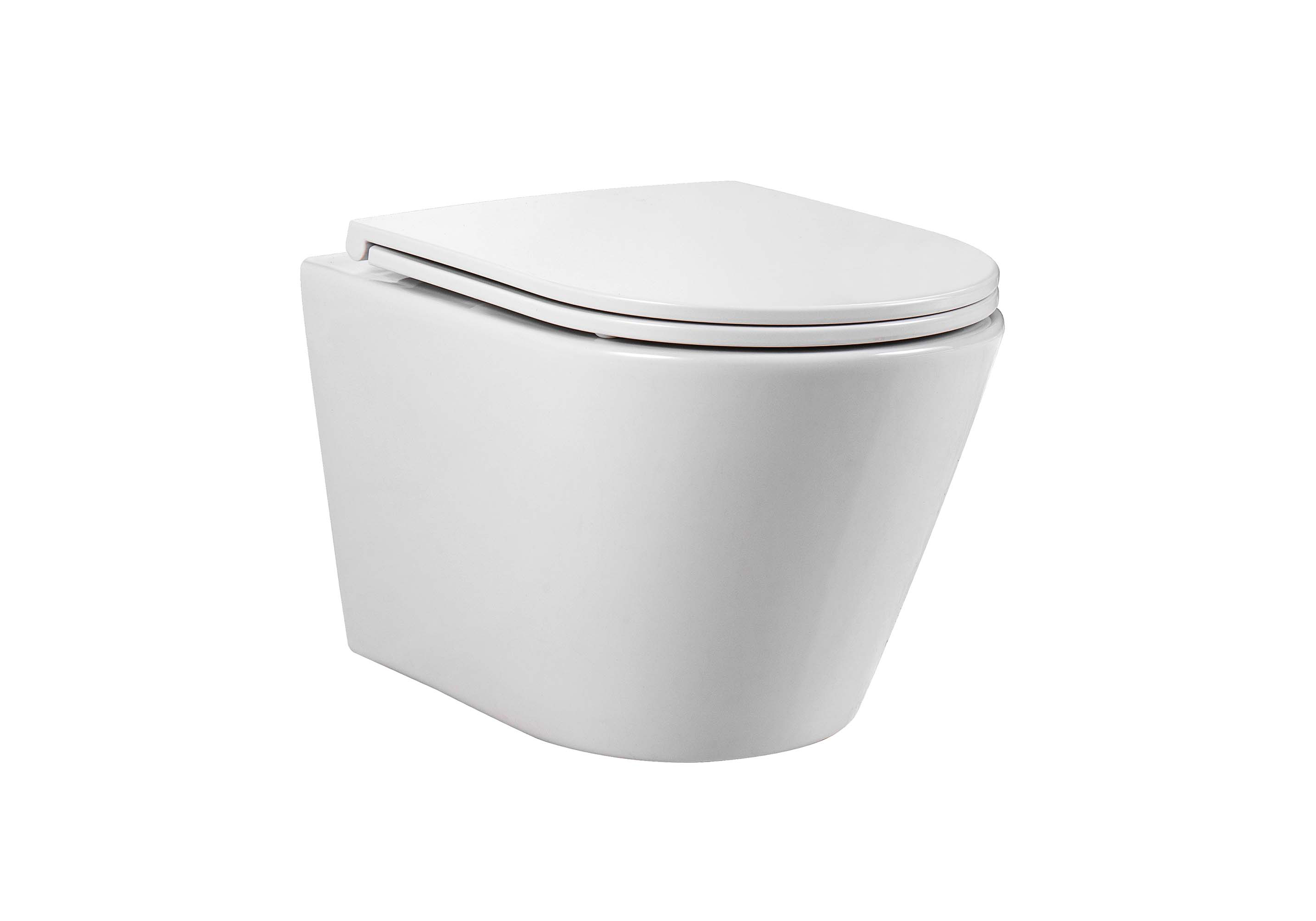 Унитаз подвесной безободковый Aquatek Вега AQ1904T-00 с сиденьем Soft Close