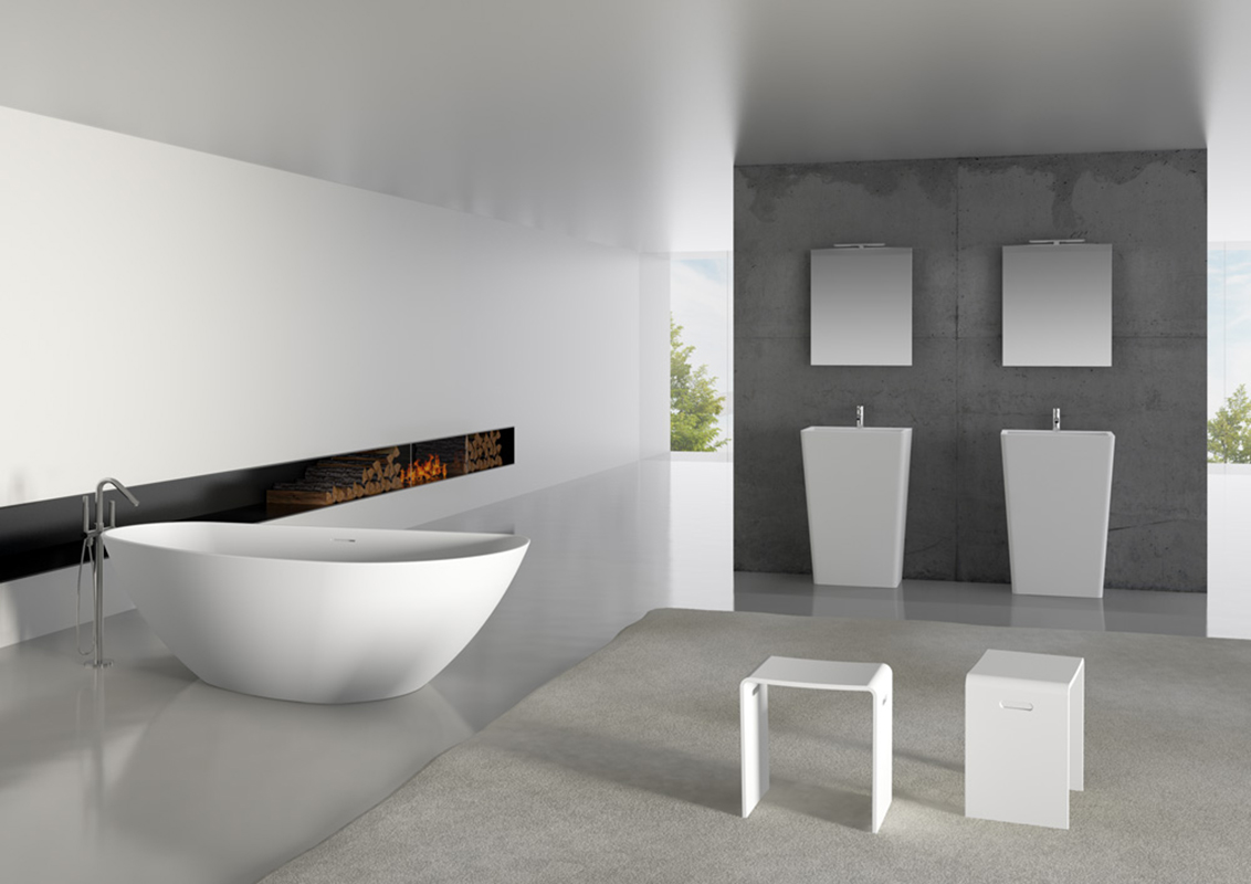 Ванна из искусственного камня Riho Granada 190x90 R