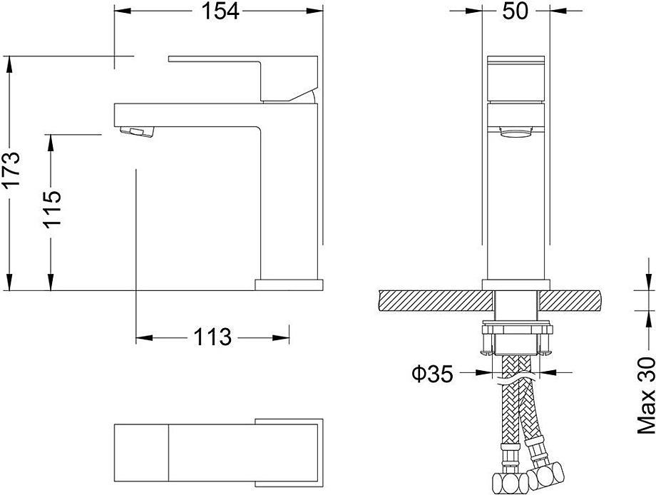 Смеситель для раковины Timo Selene 2061/17F