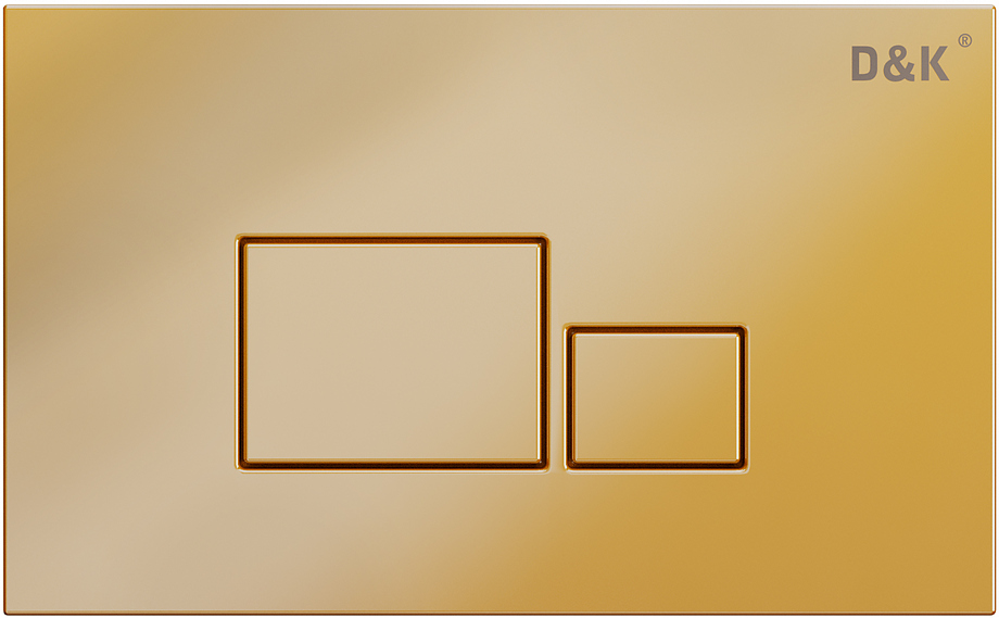 Кнопка смыва D&K Quadro DB1519003