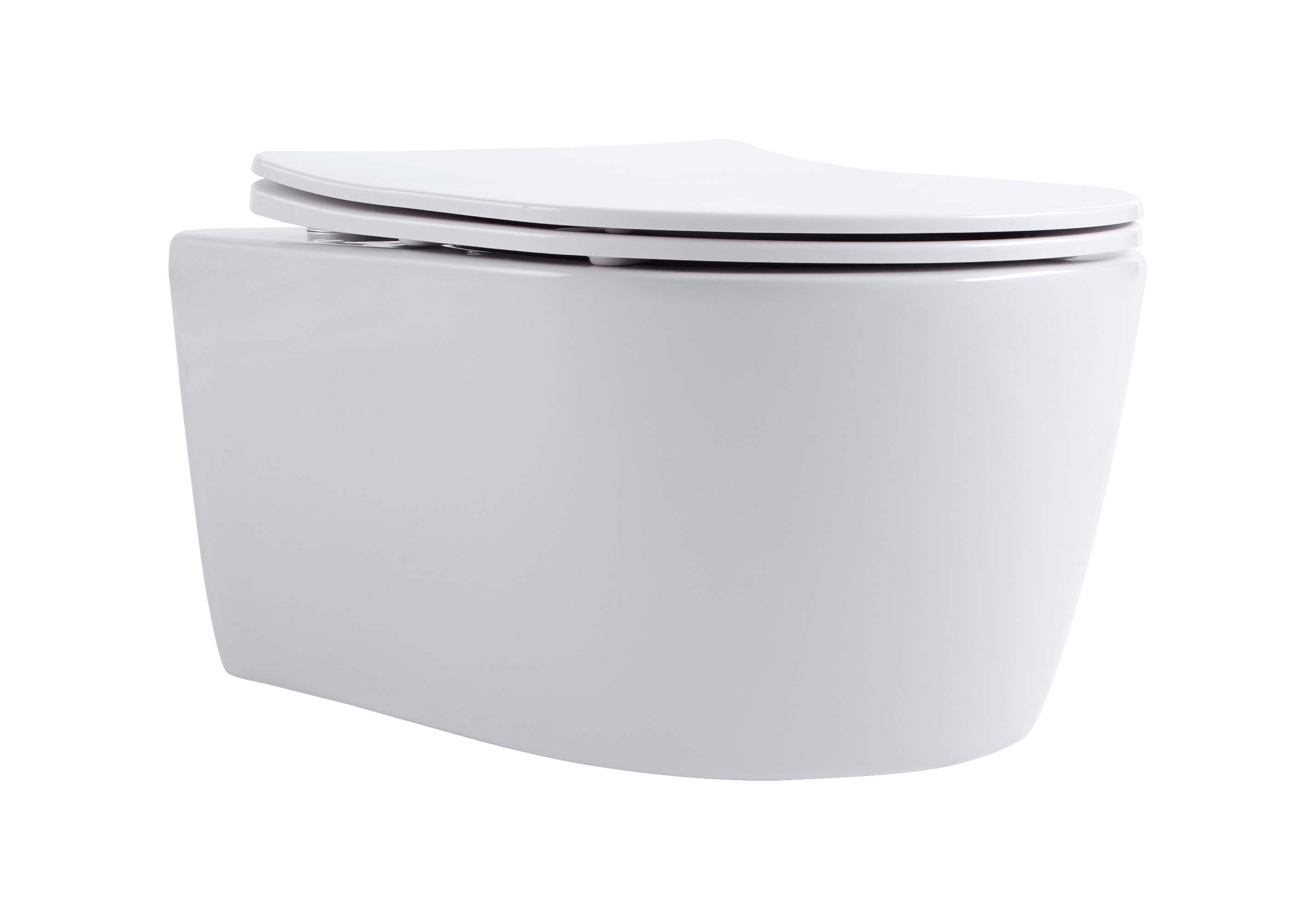 Унитаз подвесной безободковый Aquatek Европа AQ1106T-00 с сиденьем Soft Close