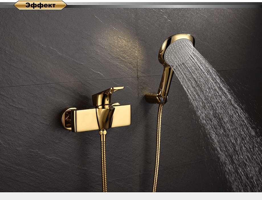 Смеситель для душа D&K Berlin Tourto DA1433103 золото