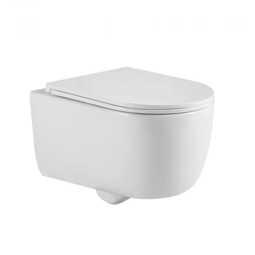 Унитаз подвесной Berges Tornas Rimless 082137 безободковый, белый