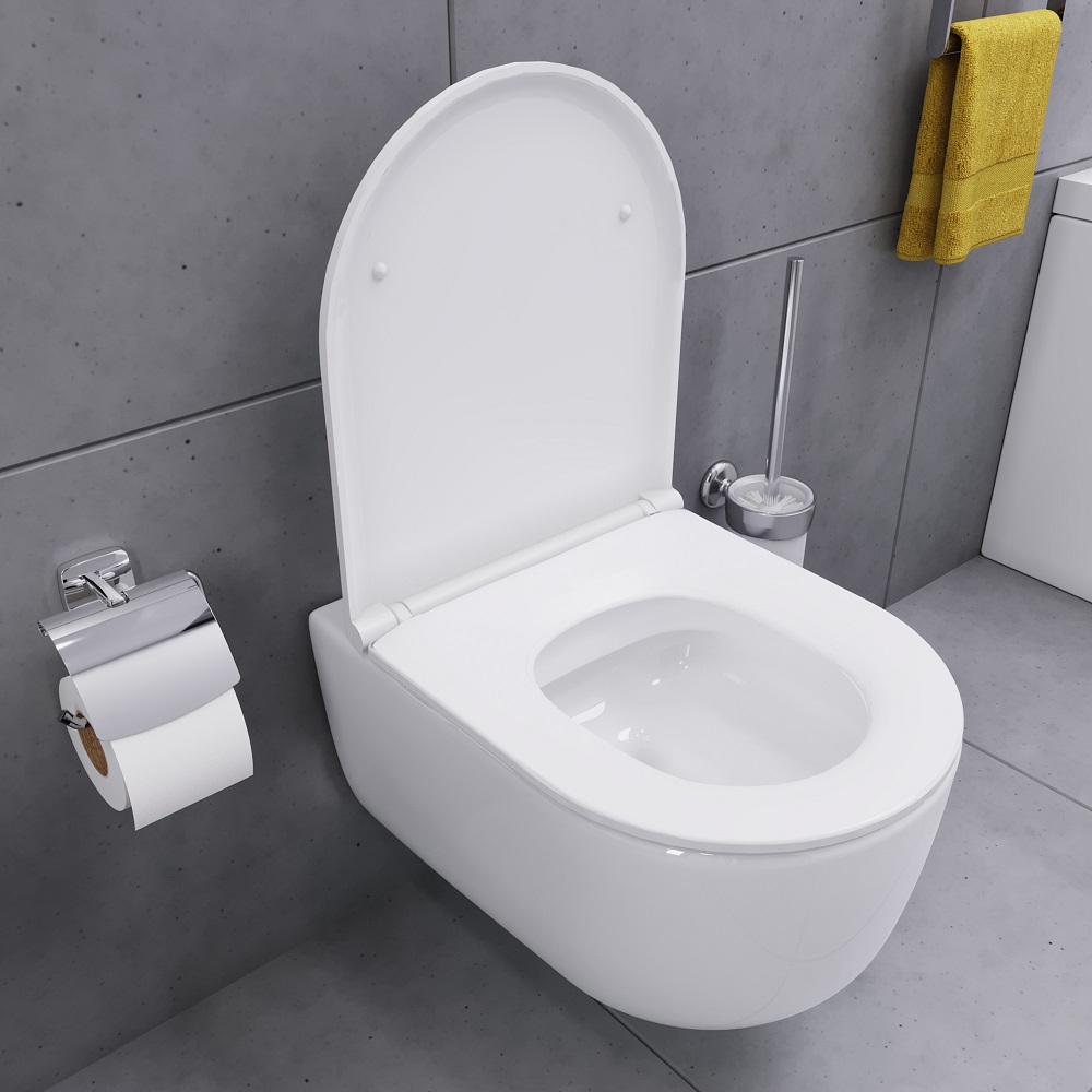 Унитаз подвесной AM.PM Sirius с быстросъемным сиденьем микролифт