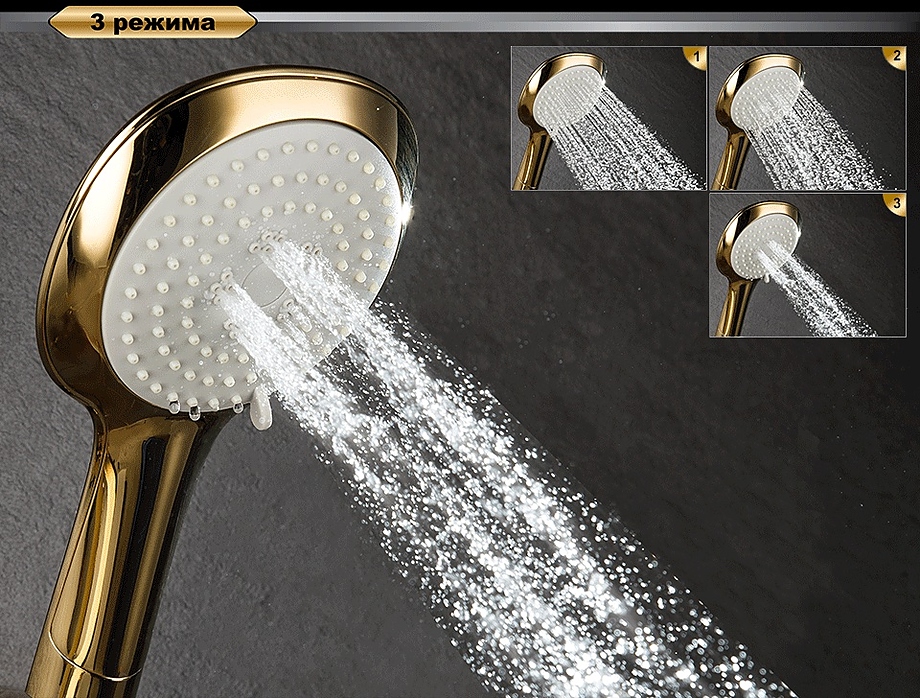 Смеситель для душа D&K Berlin Tourto DA1433103 золото