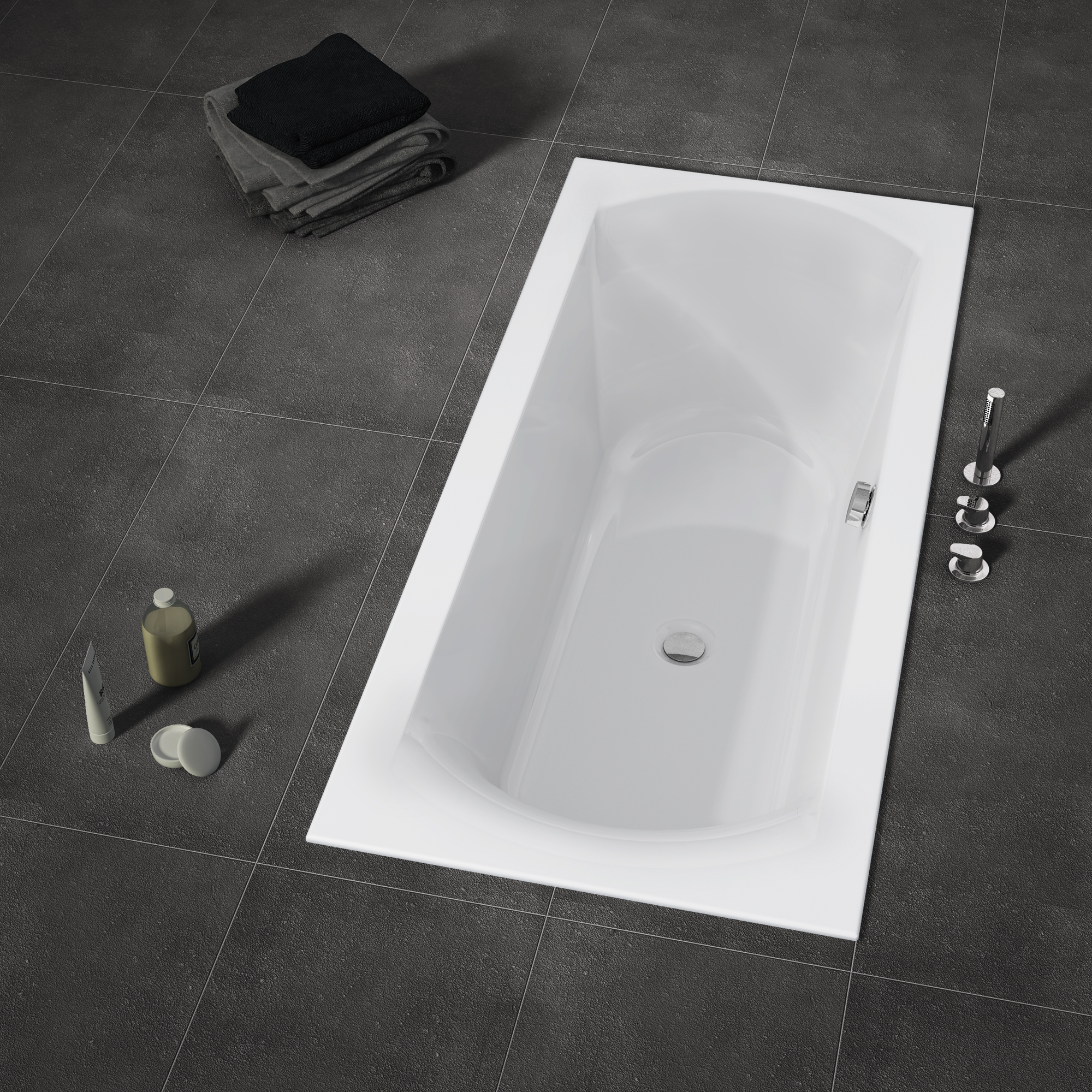 Акриловая ванна RIHO Linares Plug & Play L 200х90