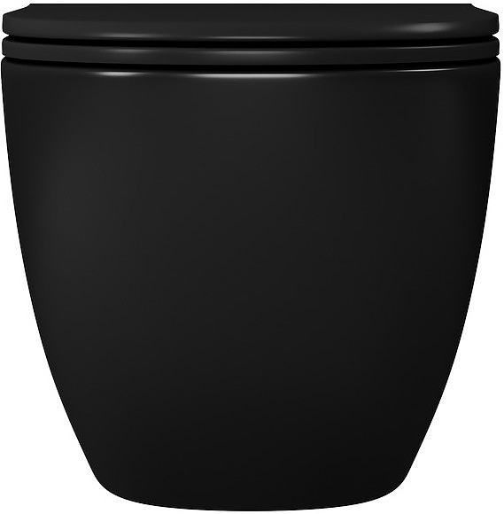 Унитаз подвесной D&K Matrix DT1396025 безободковый, черный